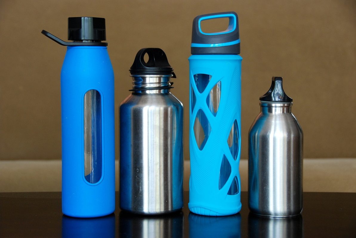 bottles of water
