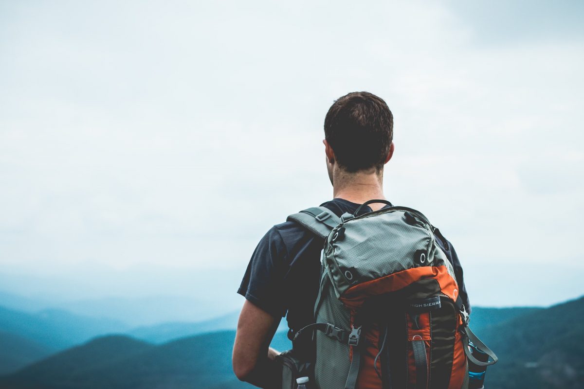 hiker and backpacker