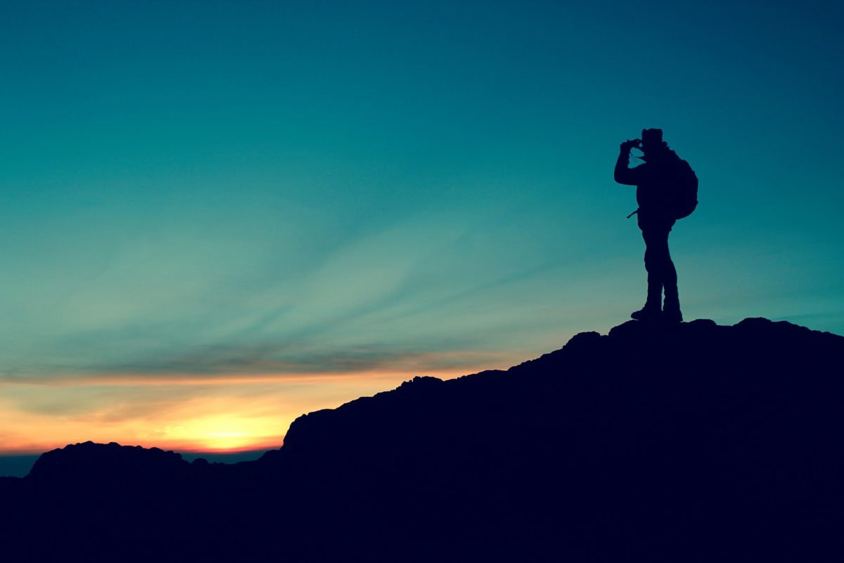 mountain hiker