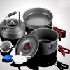 Camping Cookware Set of Pots and Pans