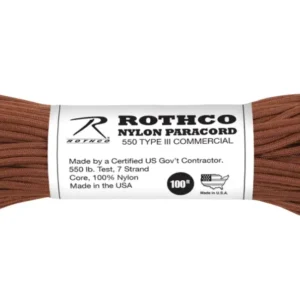 Rothco Nylon Paracord Type III 550 LB