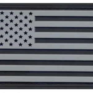 Rothco PVC US Flag Patch With Hook Back