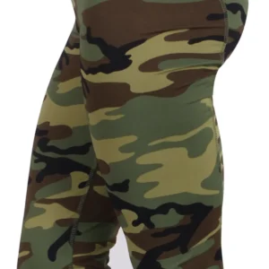 Womens Camo Workout Performance Capris