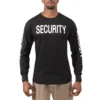 Rothco Long Sleeve Two-Sided Security T-Shirt